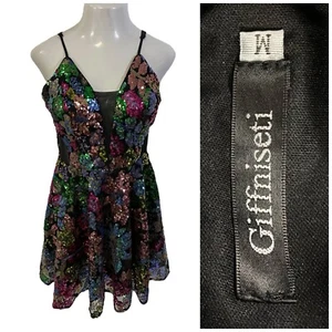 Giffniseti Dress Womens Sz Medium Holiday Cocktail Party Dance Date Elegant Prom - Picture 1 of 17