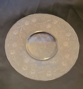Dogwood Serving Platter Salver Pink Depression Glass 11.75" MacBeth-Evans 1932 - Picture 1 of 6
