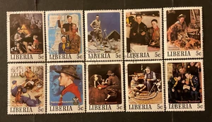 Liberia Scott #853a-j usado - Imagen 1 de 1