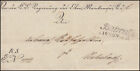 Bayern Vorphilatelie 1831: Brief Zweizeiler Baireuth 16. NOV. 1831 nach Kulmbach