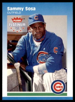 2002 Fleer Platinum Baseball Card #34 Sammy Sosa - Image 1 of 2