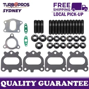 Permaseal Turbo&Exhaust Manifold Stud&Gasket For Mitsubishi Pajero 3.2L VT12 - Foto 1 di 12