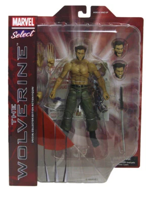 Figura de acción Marvel Select Wolverine Collectors Hugh Jackman Diamond Select nueva Foto 1 de 4