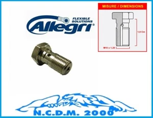 BULLONE FORATO M10x1,25 [ALLEGRI] PER POMPA / PINZA / RACCORDI FRENO - 06222848 - Foto 1 di 1