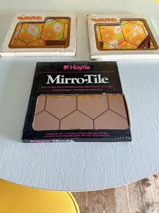 Vintage Hoyne GLASFLIESE 12" x 12" SPIEGEL Wand Decke Fliesen Bronze Kathedrale 3 - Bild 1 von 6