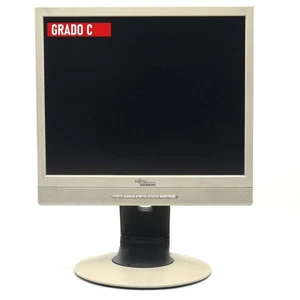Fujitsu P17-2 Monitor 17" Quadrat DVI VGA Audio Bildschirm Computer Fest DVR LCD - Bild 1 von 5