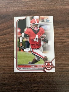 Tarjeta Bowman U James Cook 2022 novato RC #19 Georgia Bills primera Bowman casi nueva - Imagen 1 de 4