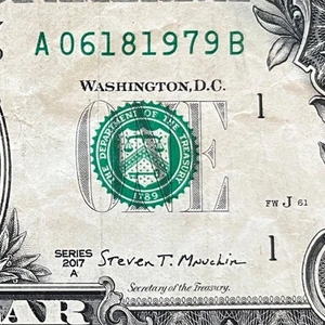 June 18, 1979 (06181979) One Dollar Fancy Serial Number Birthday Note - Picture 1 of 3