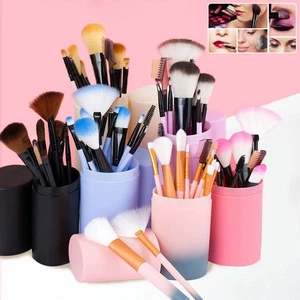 12pcs Makeup Brush Set Blush Eyeshadow Eyelash Highlighter Makeup Brush - Picture 1 of 12