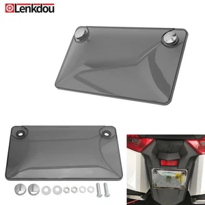 2X ABS License Plate Cover Universal For Motorcycle 4x7 Inch License Plates US - Picture 1 of 10