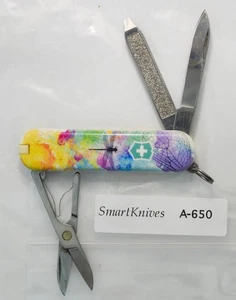 Victorinox Classic SD Swiss Army knife- 2017 Dragonfly. Used, excellent #A650 - Picture 1 of 5