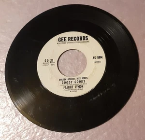 Frankie Lymon Goody Goody/Creation of Love by Gee Records 7" Vinyl 45rpm Record - Picture 1 of 2