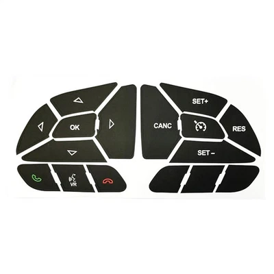 For 1 Set Steering Wheel Button Decals Stickers Dodge Charger 2016-2022 Repair - Image 1 of 4