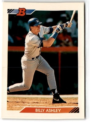 1992 Bowman Billy Ashley #168 Los Angeles Dodgers Baseball Card - Image 1 of 2