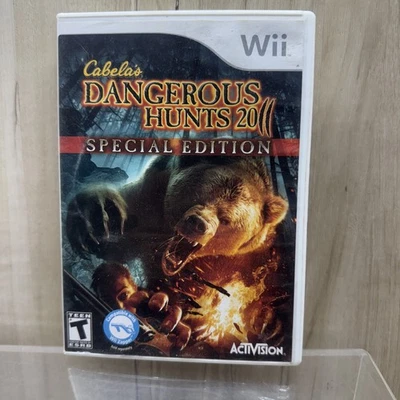 Cabela's Dangerous Hunts 2011 COMPLETE Nintendo WII Video Games Arcade Outdoors - Image 1 of 3