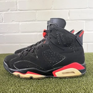 Nike Air Jordan 6 Black Infrared Herren Größe 9 Turnschuhe 2019 OG Retro 384664-060 - Bild 1 von 9