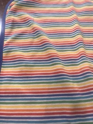 Manta Wibbies, vintage, rayas, envoltura, algodón Foto 1 de 4