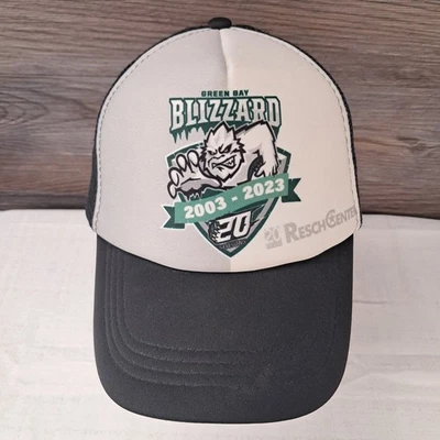 Gorra de béisbol Green Bay Blizzard Football 20 años, SOMBRERO Resch Center *Ala corta* Foto 1 de 4