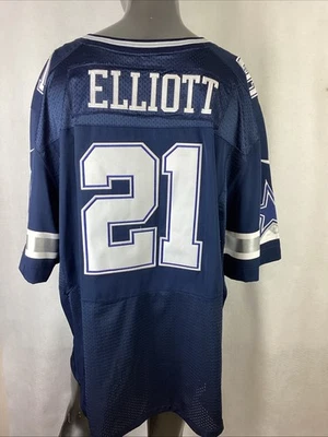 Camiseta deportiva Nike On Field Dallas Cowboys #21 Ezekiel Elliott talla 56 Foto 1 de 4