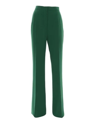 Max Mara Cosmo Long Trouser in Green - Image 1 of 2