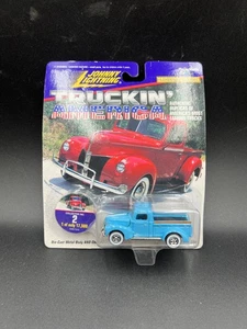 Camión Ford Johnny Lightning 1940 azul America Playing Mantis 1 de 17500 en paquete - Imagen 1 de 2