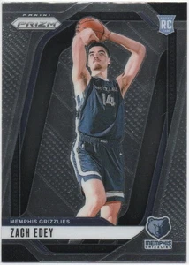 Zach Edey 2024-25 PANINI PRIZM BASKETBALL Base RC #249 Grizzlies - Picture 1 of 2