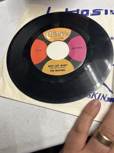 The Masters- (John Oats) RARE First Press CR-1008 - I Need Your Love/Not My Baby - Picture 1 of 2