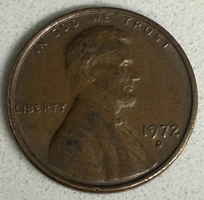 1972 D Ultra Rare Rim Error Filled Mint Mark 3.1 g - Image 1 of 4