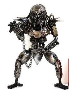 Modelo de metal escarpado inspirado en depredador, regalo de Navidad Wow, esculturas de soldadura Wow - Imagen 1 de 10