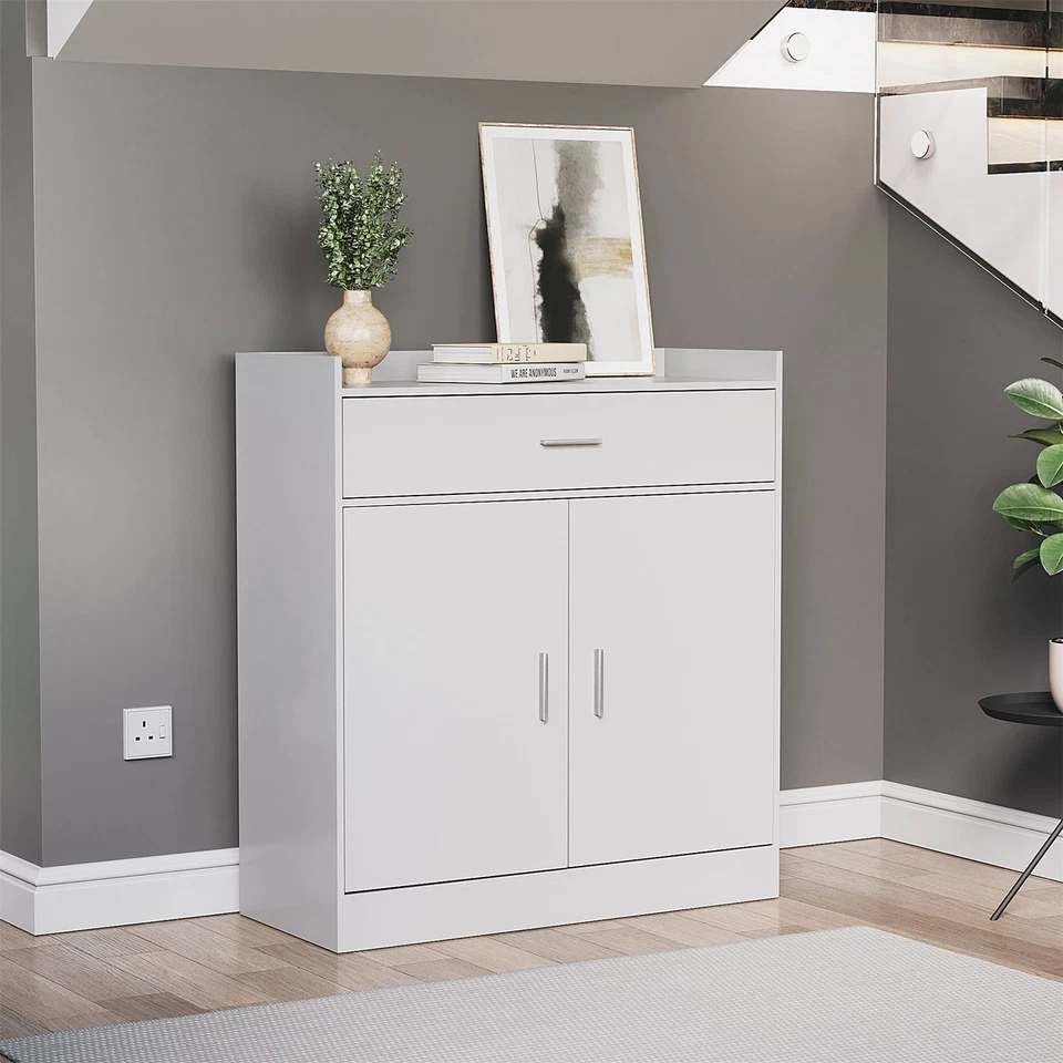 Vida Designs Dalby Modern Shoe Cabinet - White