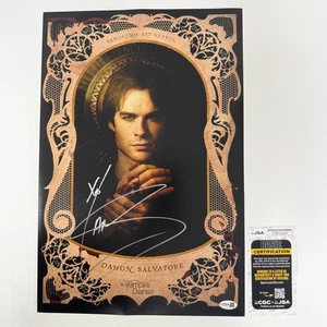 IAN SOMERHALDER autentica foto firmata a mano "DIARI DEI VAMPIRI" 12x18 (JSA COA) - Foto 1 di 2