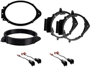 6X9 Front + 6" 6.5" 6.75" Rear Car Stereo Speaker Install Adapter Mount Bracket - Picture 1 of 1