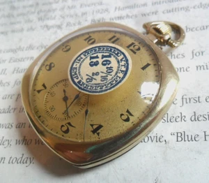 Antique 1920 Waltham 12 Size Grade 210 7 Jewel 25 Y Gold Filled O/F Pocket Watch - Picture 1 of 15