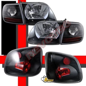 97 98 99 00 Ford F150 SVT Estilo Flareside Stepside Faros + Juego de luces traseras - Imagen 1 de 5