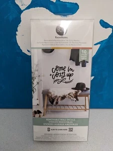 RoomMates Removable Wall Decals "Come In + Cozy Up" New Made In USA - Picture 1 of 2