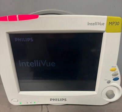 Monitor de paciente Philips MP30 M8002A con M3001A (A03C06 Masimo), accesorios nuevos Foto 1 de 4