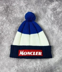 Moncler 100% Wool Knit Hat With Pompom Womens one size - Picture 1 of 7