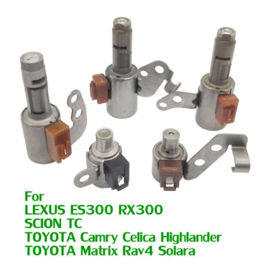 Transmission Solenoid Valve Kit For 2002-03 Toyota Camry Lexus RX300 RAV4 Solara - Image 1 of 4