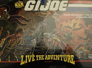 G.I.JOE 1986 GREAT GAMES CO. (MB) G.I.JOE LIVE THE ADVENTURE BOARD GAME SEALED✨ - Picture 1 of 3