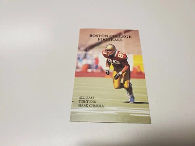 RS20 Boston College 1991 Football Pocket Schedule Card - Ticket Office - Image 1 of 2