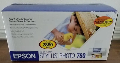 Epson Stylus Photo 780 Photo Inkjet Printer (New in Open Box) - Image 1 of 4