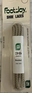 FootJoy 36" Biege Round Braided Cord Style Golf Shoe Laces Foot Joy New - Picture 1 of 5