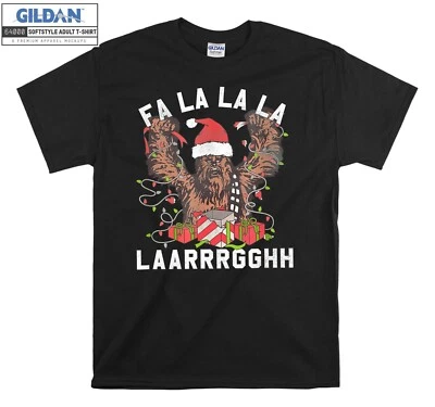 Fa La La Star Wars Chewbacca Santa Chris Sudadera con Capucha Camiseta Hombres Mujeres Unisex AC315 Foto 1 de 4