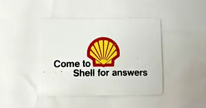 Vintage Shell Oil CompanyViscosity Grading Systems Wallet Plastic Card - Picture 1 of 3