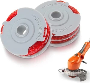 2 Premium Qualität Doppel Autofeed Spule & Schnur für Flymo Trimmer & Trimmer UK - Bild 1 von 7