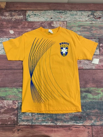 Mens Brazil Soccer Futbol Shirt Jersey, Size Medium Cover