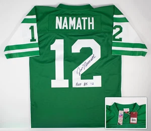Joe Namath Signed/Autographed New York Jets Mitchell & Ness Jersey Fanatics - Picture 1 of 5