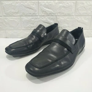 Hugo Boss schwarze Lederschuhe Gr. 8EUR 42 Halbschuh Mokassins 16208-2642 Sehr guter Zustand - Bild 1 von 12
