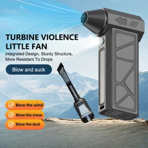 2 in 1 Electric Air Duster Car Vacuum Super Power Cordless Air Duster 130000RPM - Picture 1 of 24