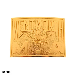 Wentworth Military Academy ~ School ~ Large Belt Buckle ~ Vanguard USA ~ NEW - Picture 1 of 3